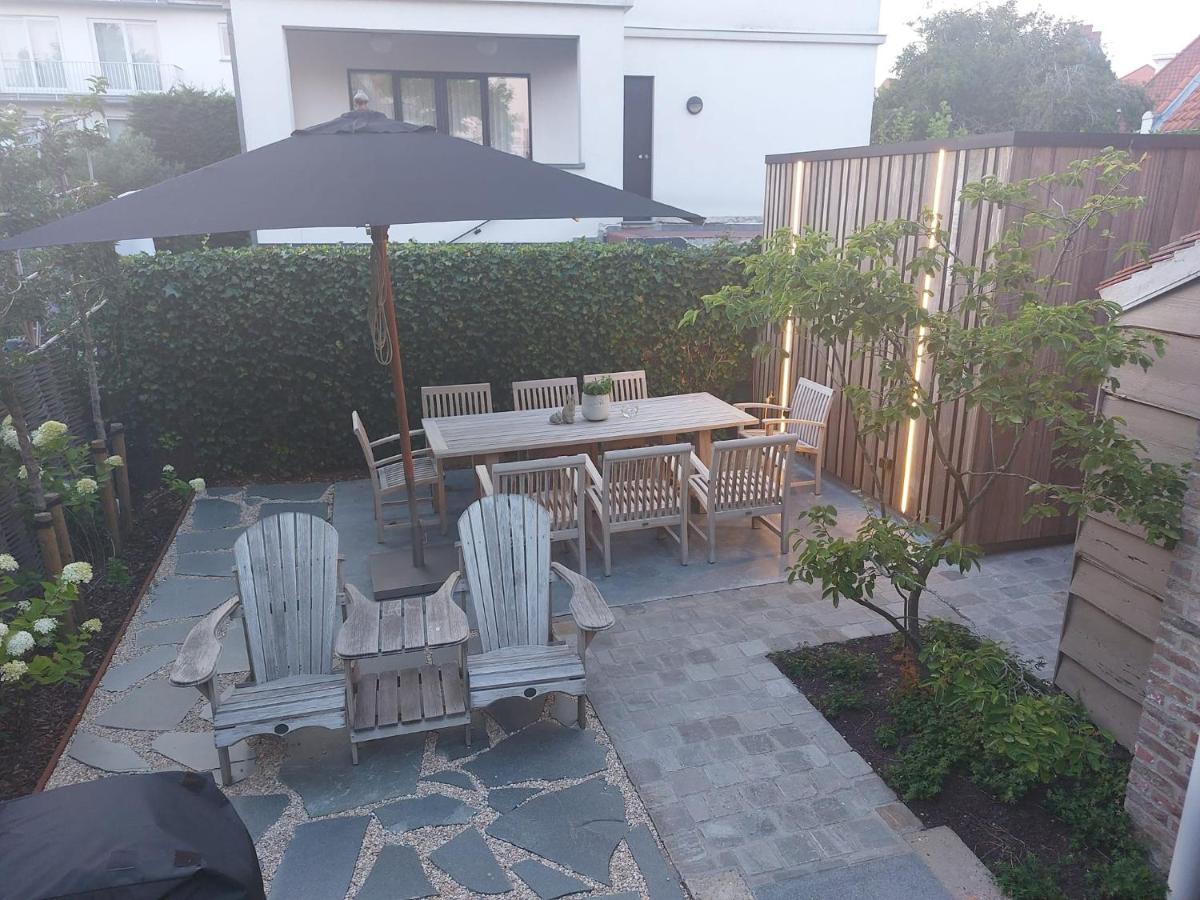 Nieuw App Met Tuin En Terras, Gratis Parking, Aan Zee, Vlakbij Brugge Apartment Duinbergen Exterior foto